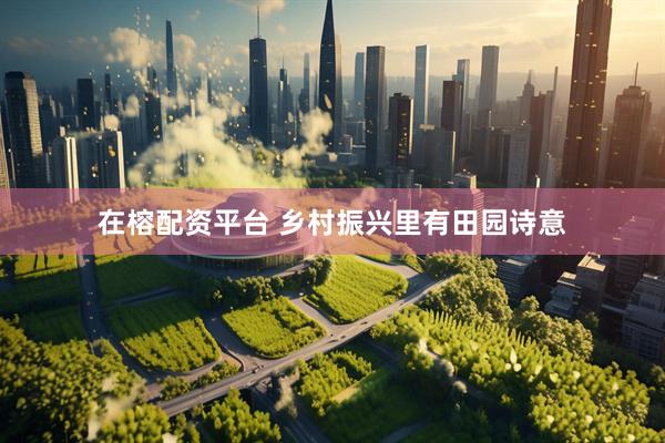 在榕配资平台 乡村振兴里有田园诗意