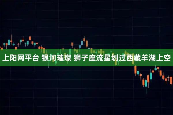 上阳网平台 银河璀璨 狮子座流星划过西藏羊湖上空