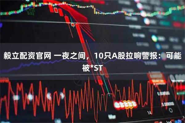 毅立配资官网 一夜之间，10只A股拉响警报：可能被*ST