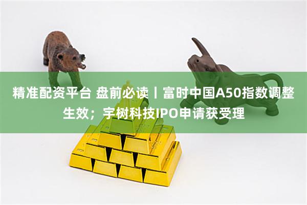 精准配资平台 盘前必读丨富时中国A50指数调整生效；宇树科技IPO申请获受理